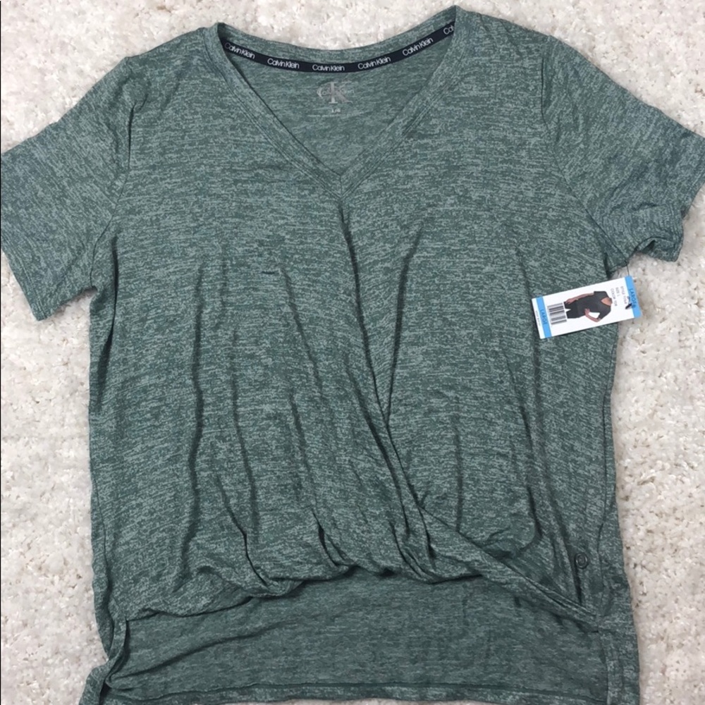 Calvin Klein v neck shirt. New with tag